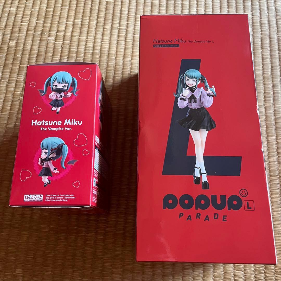初音ミク　ヴァンパイアver ねんどろいど　popup フィギュアセット