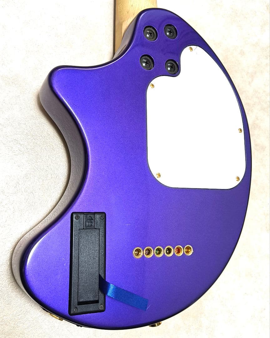 【超美品】ZO-3C メタリックパープル アンプ内蔵ミニギター ソフトケース付