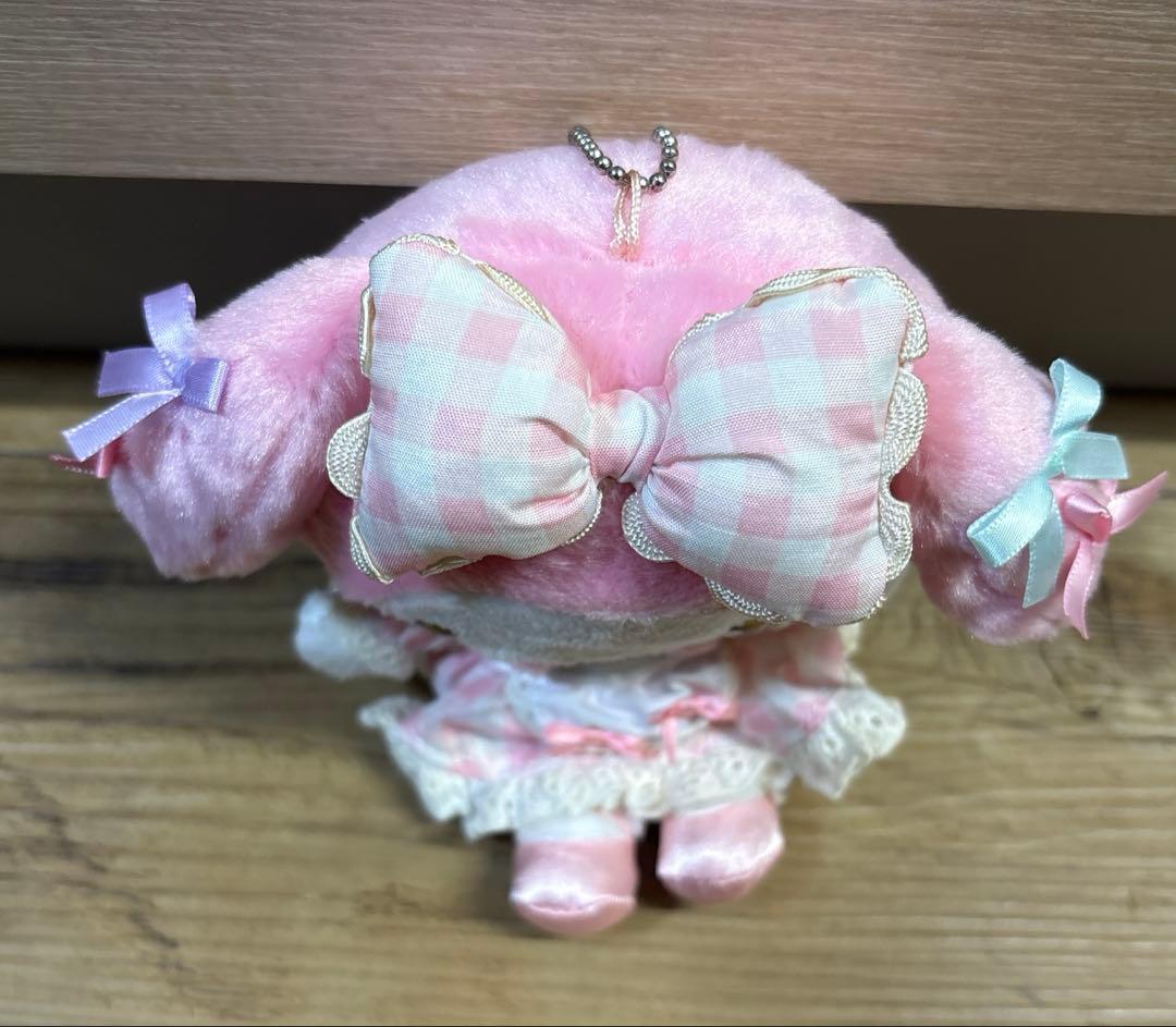 マイメロディ　 マスコット　ぬいぐるみ　リボンでおそろ