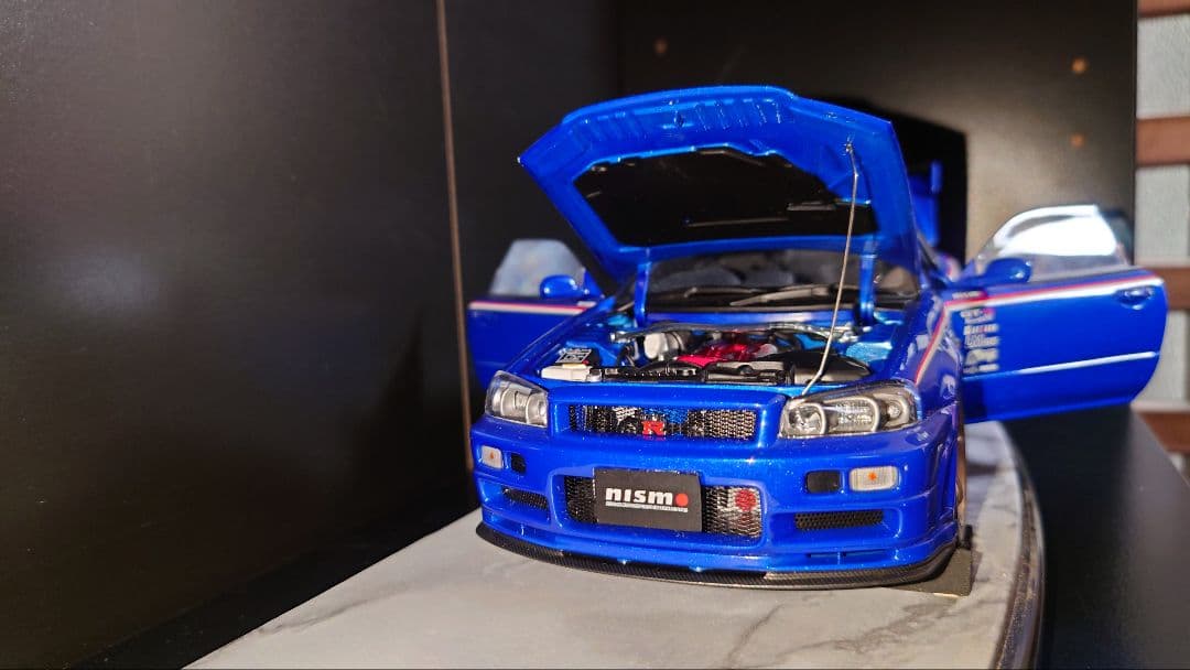 激レア autoart 1/18 日産 GT-R R34 resetting