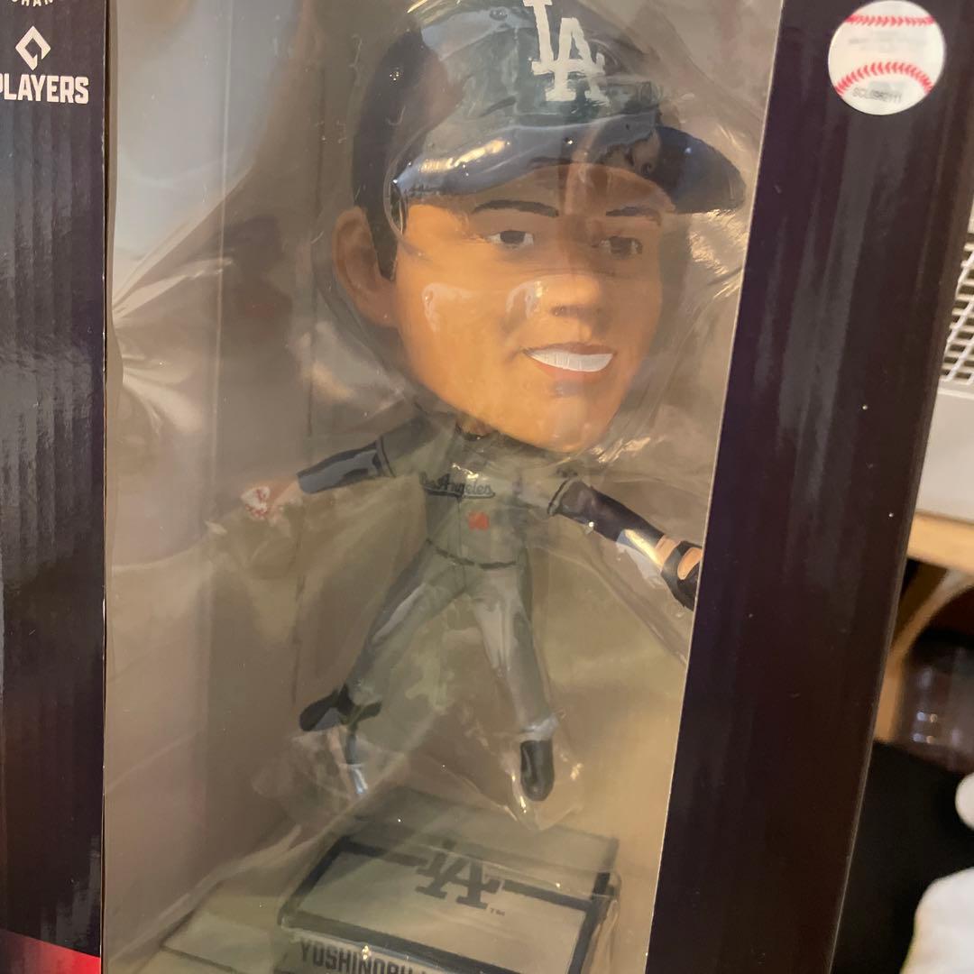 祝ワールドシリーズロサンゼルスドジャース公式記念グッズ首振り人形ボブルヘッド人形