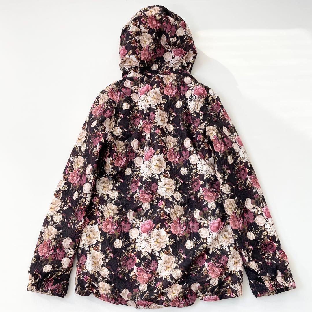 4459【美品】ボルコム ジャケット スノボウェア レディース 花柄 耐水性