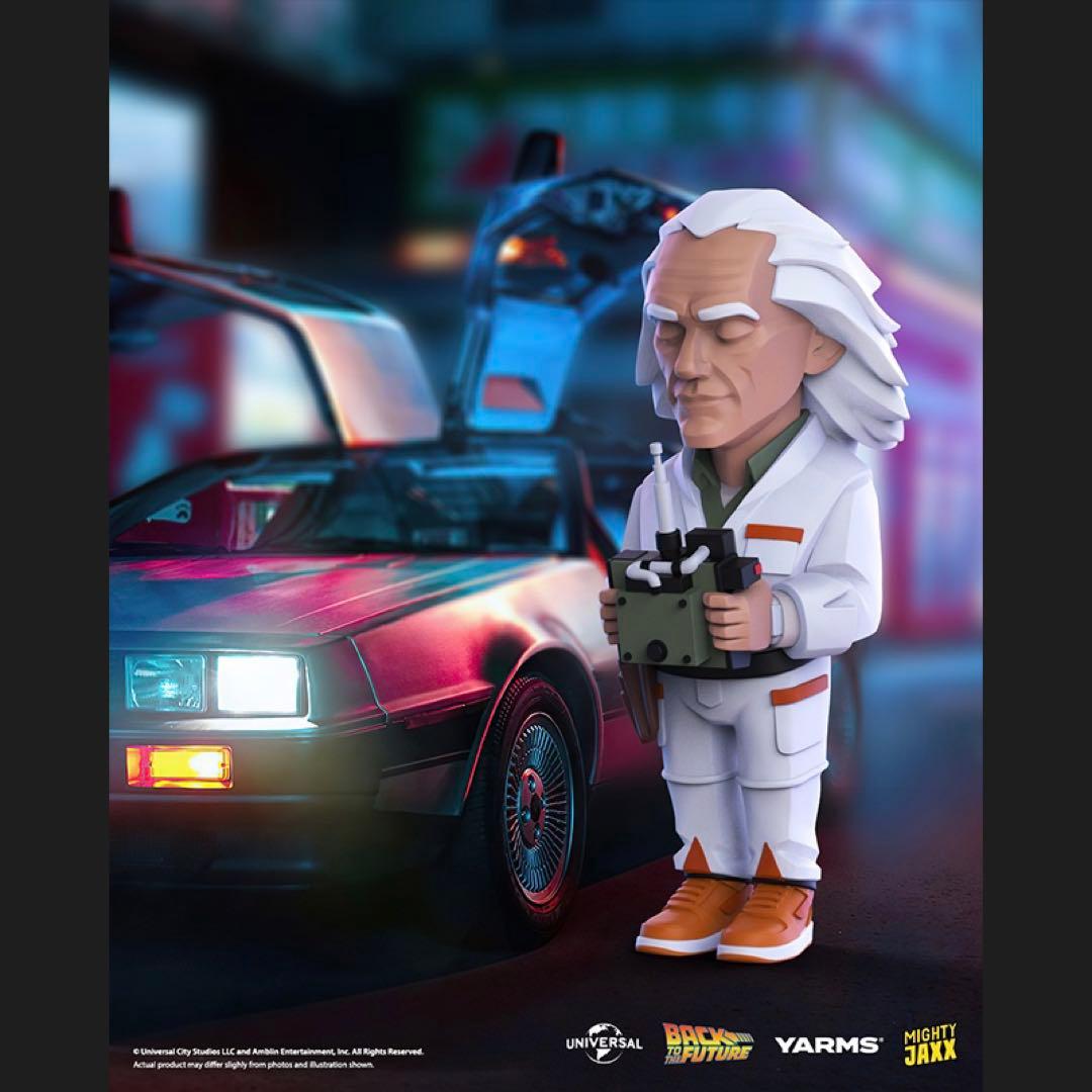 新品 Mighty Jaxx バックトゥザフューチャー マーティ ドク