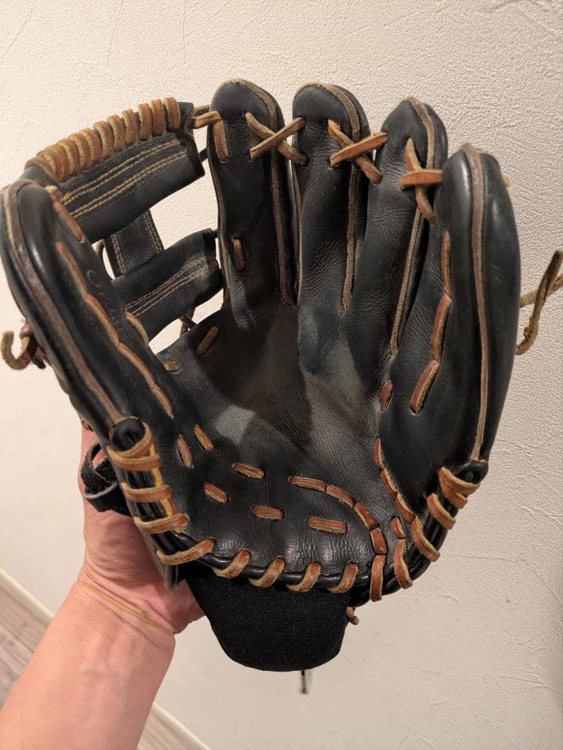 ZEEMS ジームス　硬式野球グローブ 右投げ用 黒