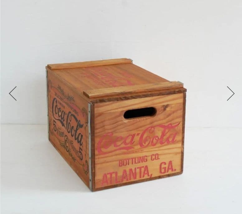 Coca-Cola ヴィンテージ木製ボックス