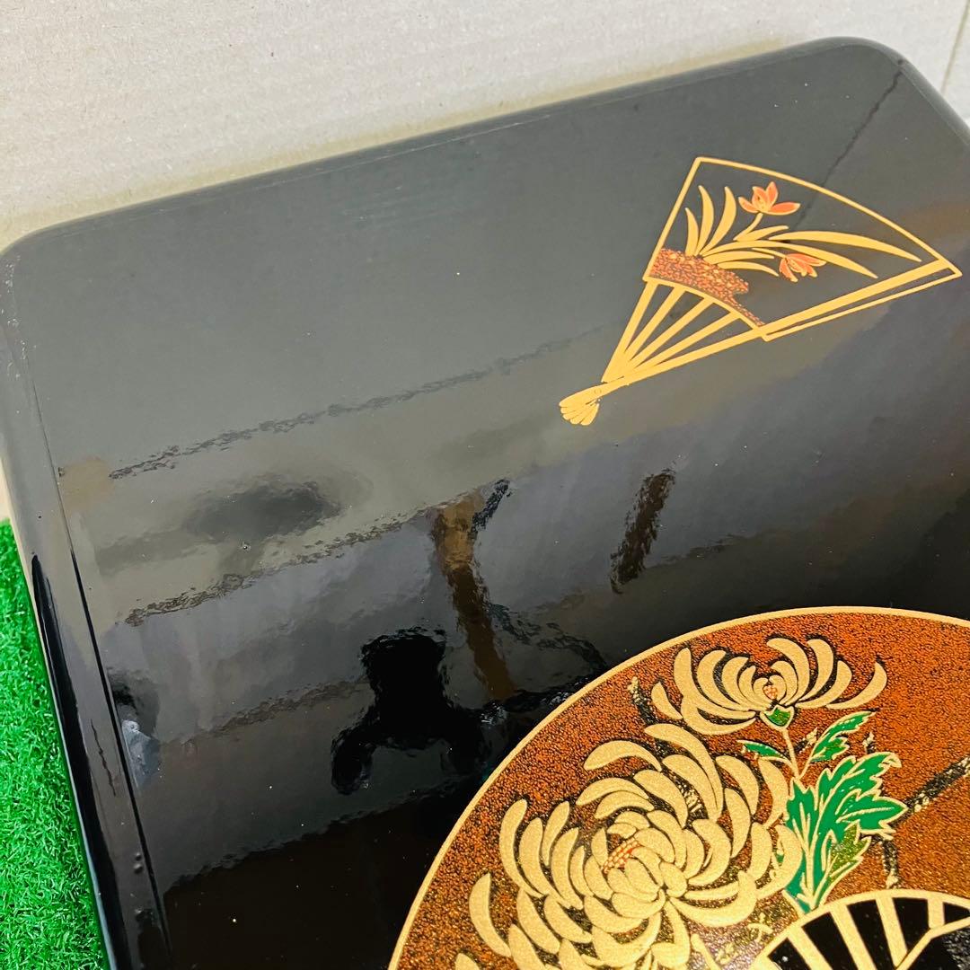 昭和五十五年一月吉日の銘が刻まれた希少な美術工芸品、本蒔絵漆器の文庫箱