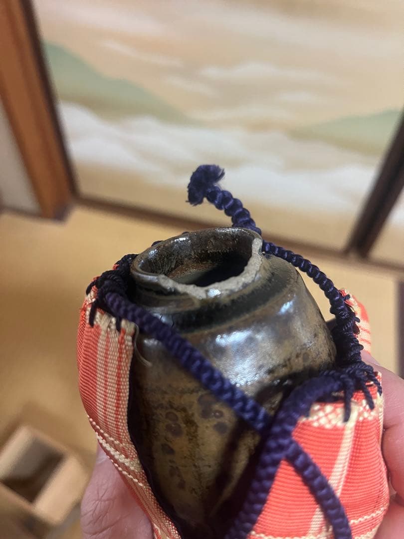備前焼 一輪挿し 花入 共箱付 Bizen Vase