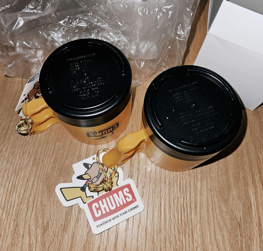 CHUMS　キャンパーマグカップ　コラボ　ポケモン　ピカチュウ　2個セット