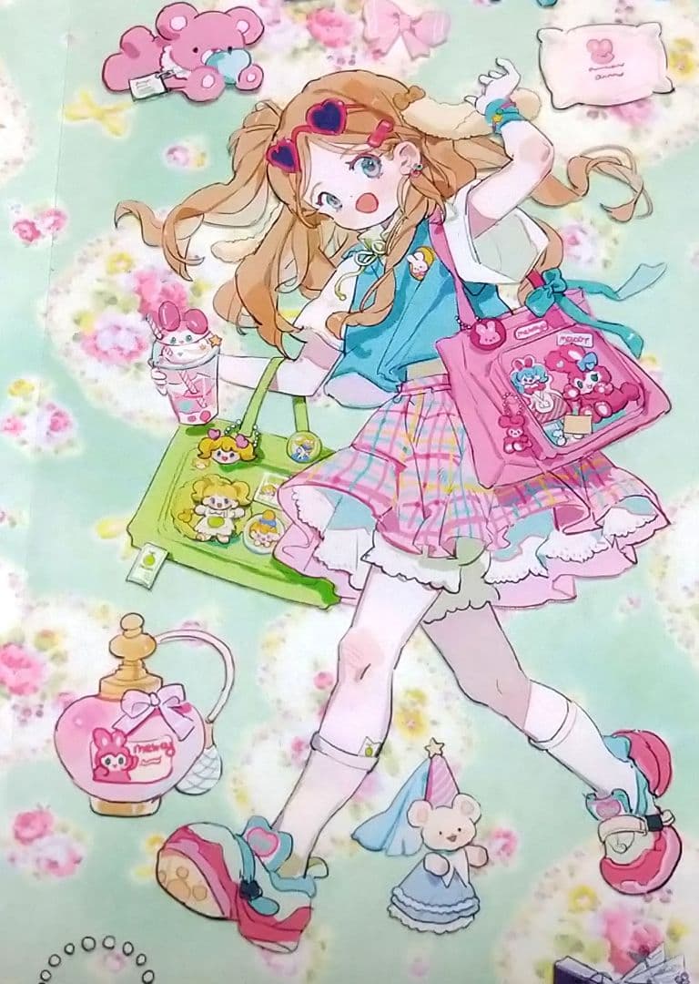 ✩のこり１✩J832＃玩偶派对(PET)普通小狗切り売り海外人物マステ女の子