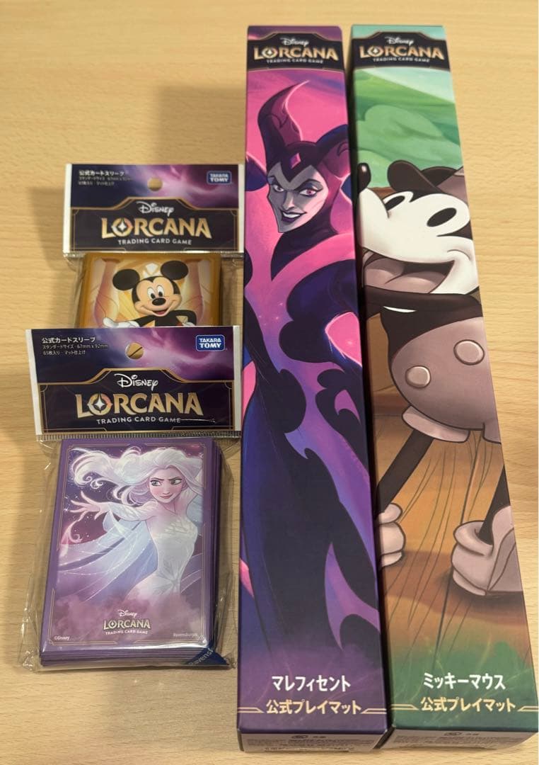 ディズニー ロルカナ　日本語版　構築済みデッキ×3 他　未開封　7点セット