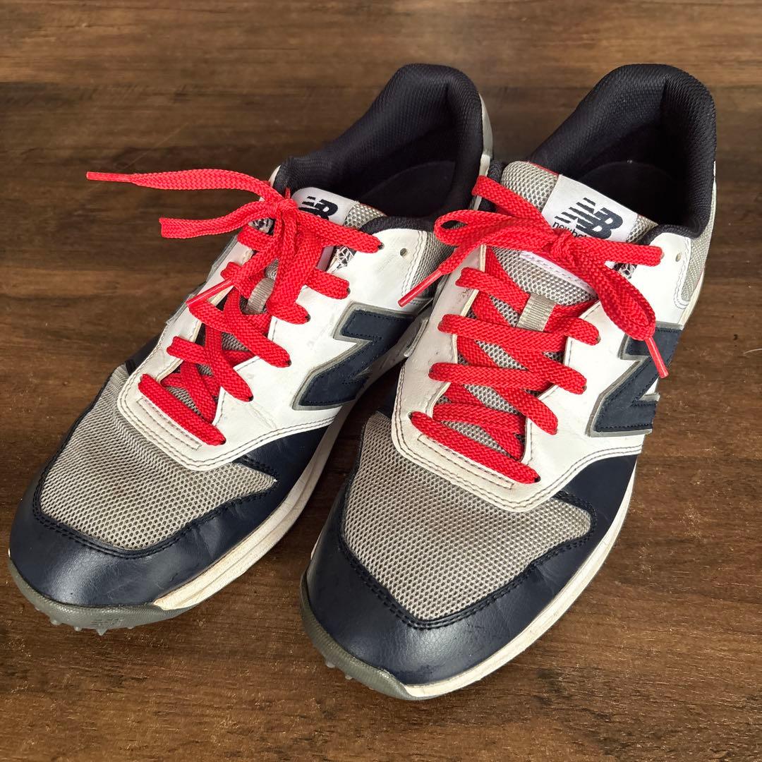 New Balance 996ゴルフシューズ ネイビー/ホワイト/レッド