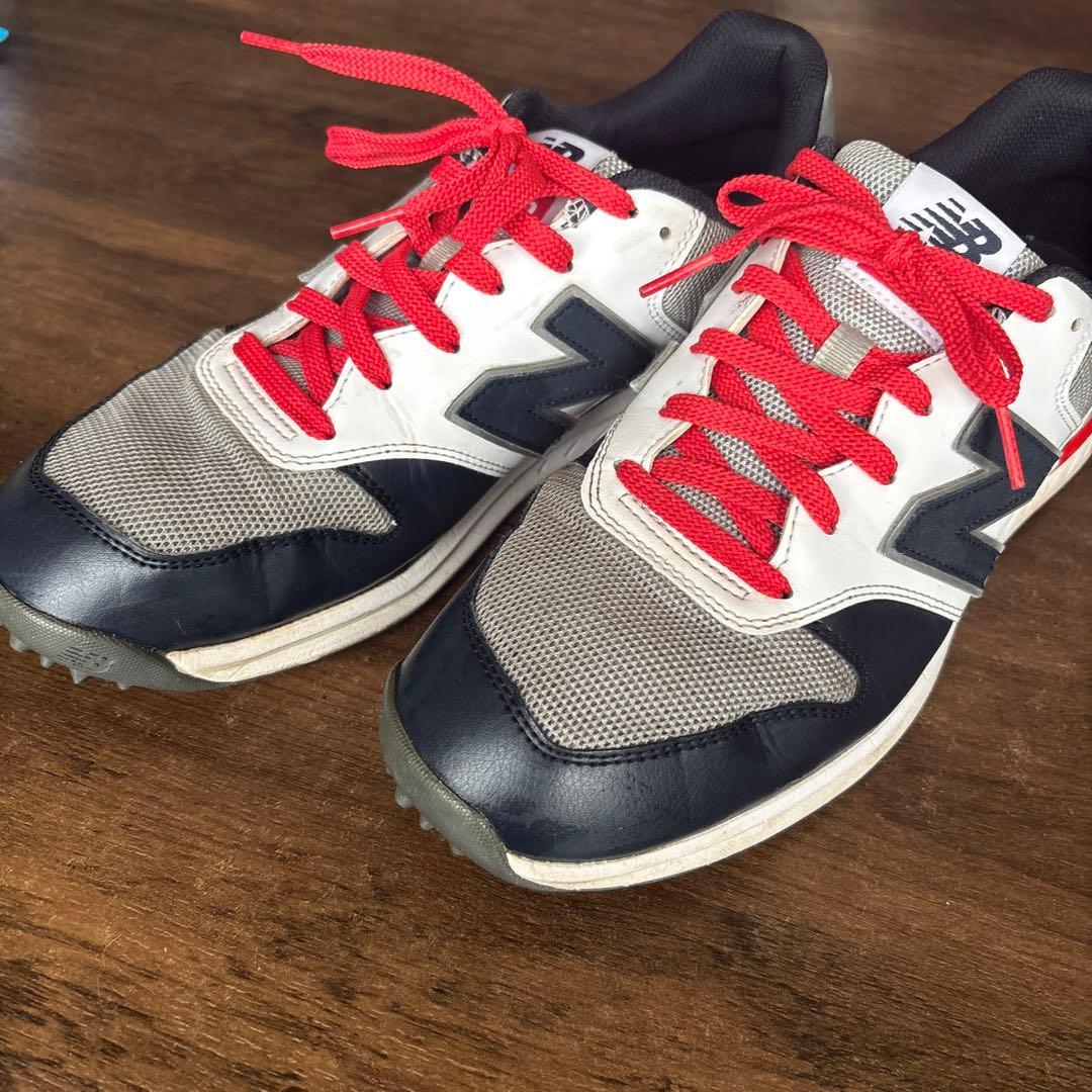 New Balance 996ゴルフシューズ ネイビー/ホワイト/レッド