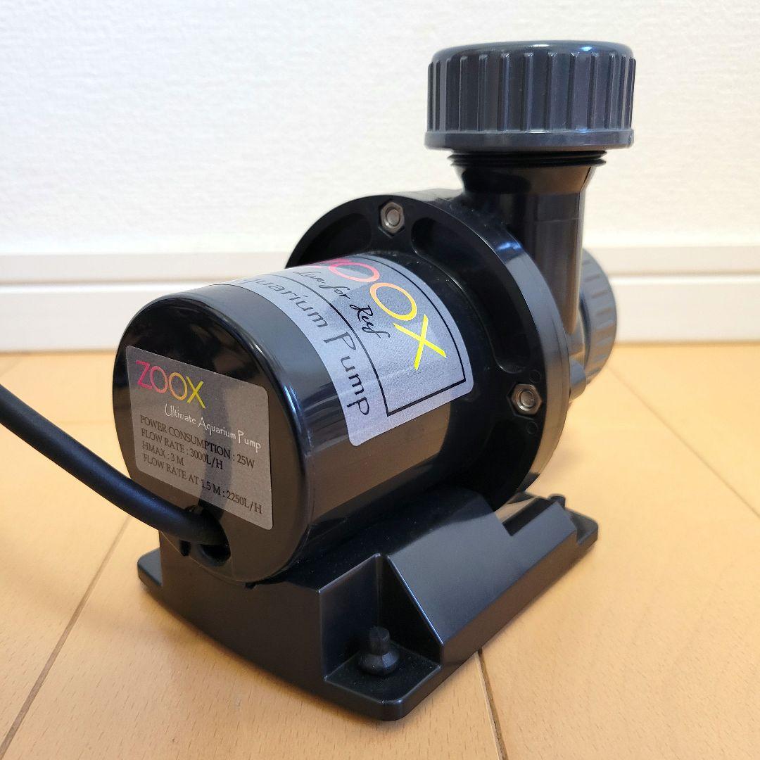 水槽未使用　オーバーフロー水槽　ポンプ　DC電源　ZOOX DC 3000