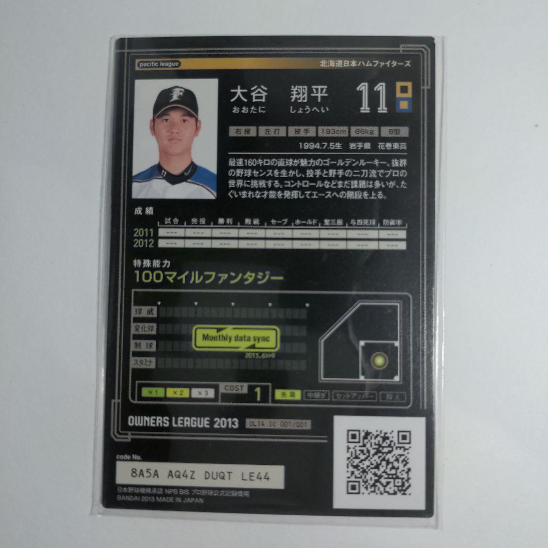 大谷翔平　オーナーズリーグ