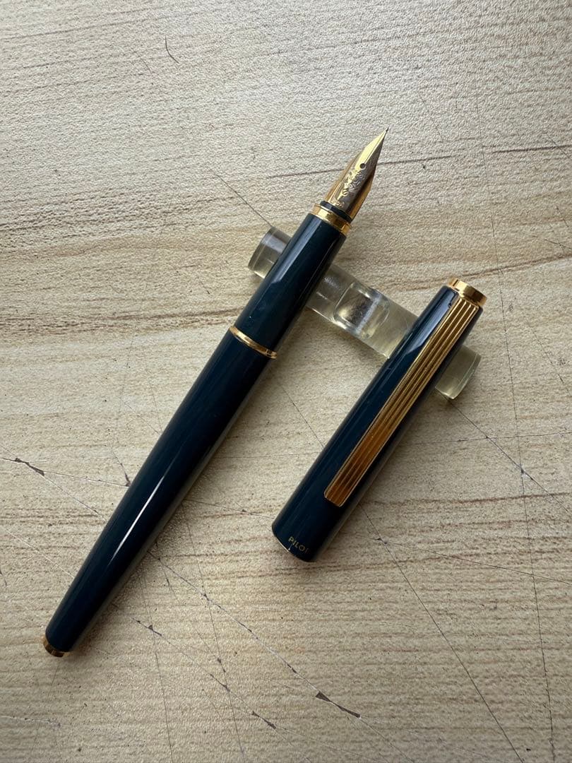 パイロット万年筆　デラックス　14K グリーンPILOT 激レア！