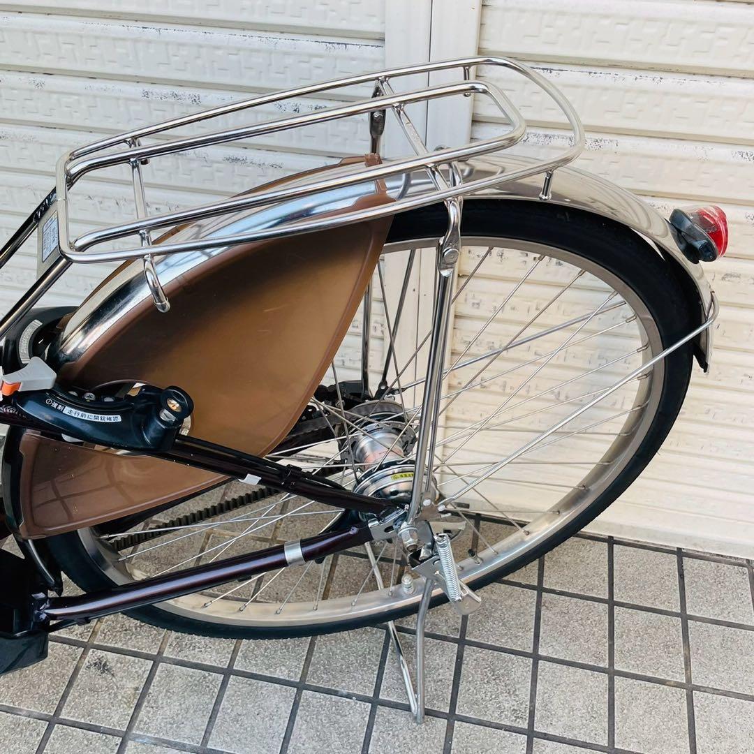 【732】電動自転車 ブリヂストン FRONTIA ブラウン 26インチ