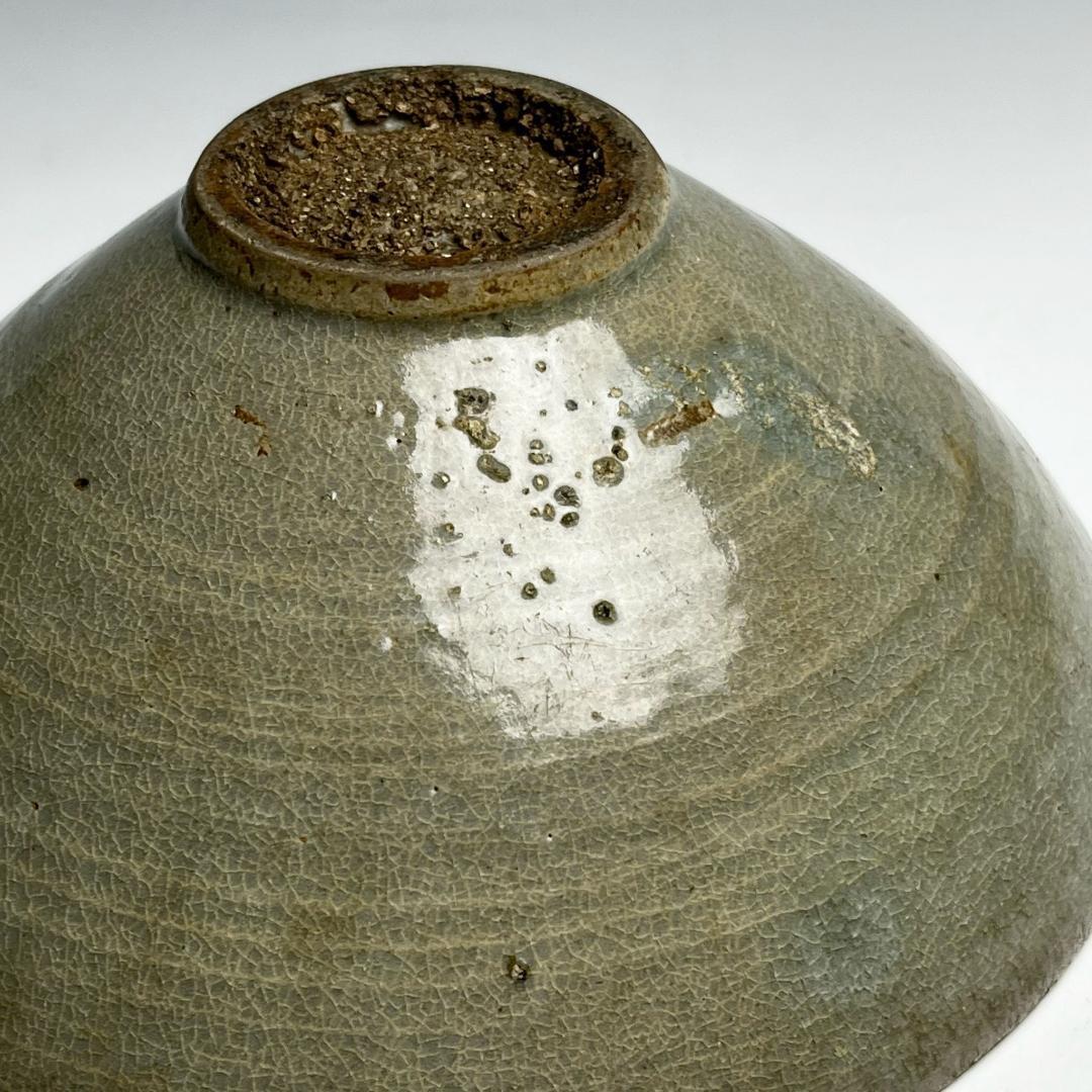 高麗青磁茶碗 李朝・高麗 朝鮮古陶磁 中国古玩 朝鮮美術 骨董品時代 A456