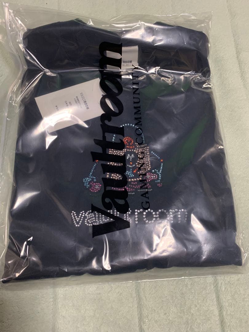 Tシャツ・アパレル vaultroom RHINESTONE LOGO TEE / BLK