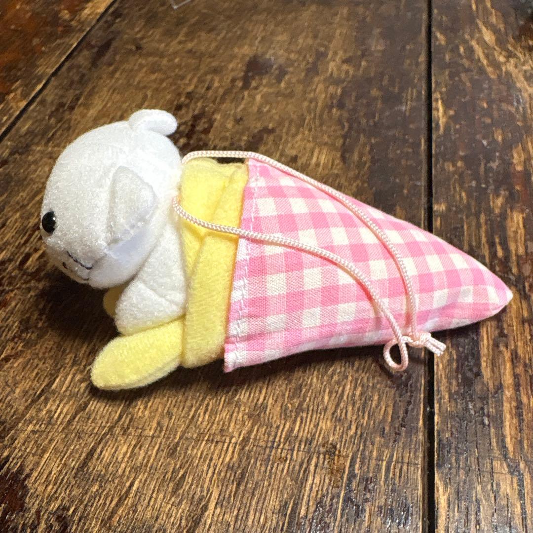 ラスト1点にゃんにゃんにゃんこ にゃんこクレープ マスコットぬいぐるみカバヤ食玩