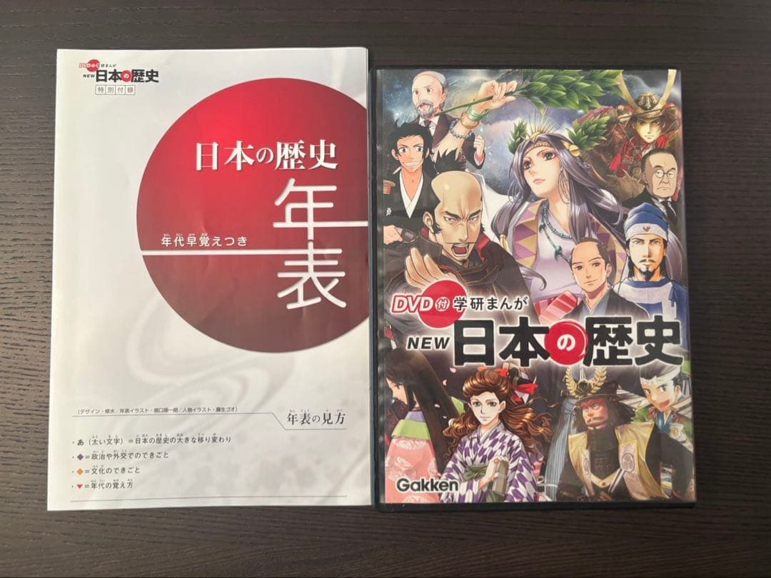 学研まんが　NEW日本の歴史 全巻セットDVD付き（全12巻）