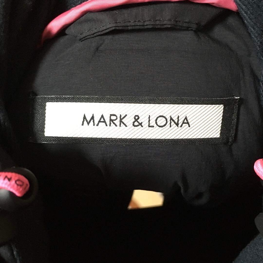 美品　マーク＆ロナ　ダウン　３６　黒　女性　mark&lona　マークアンドロナ