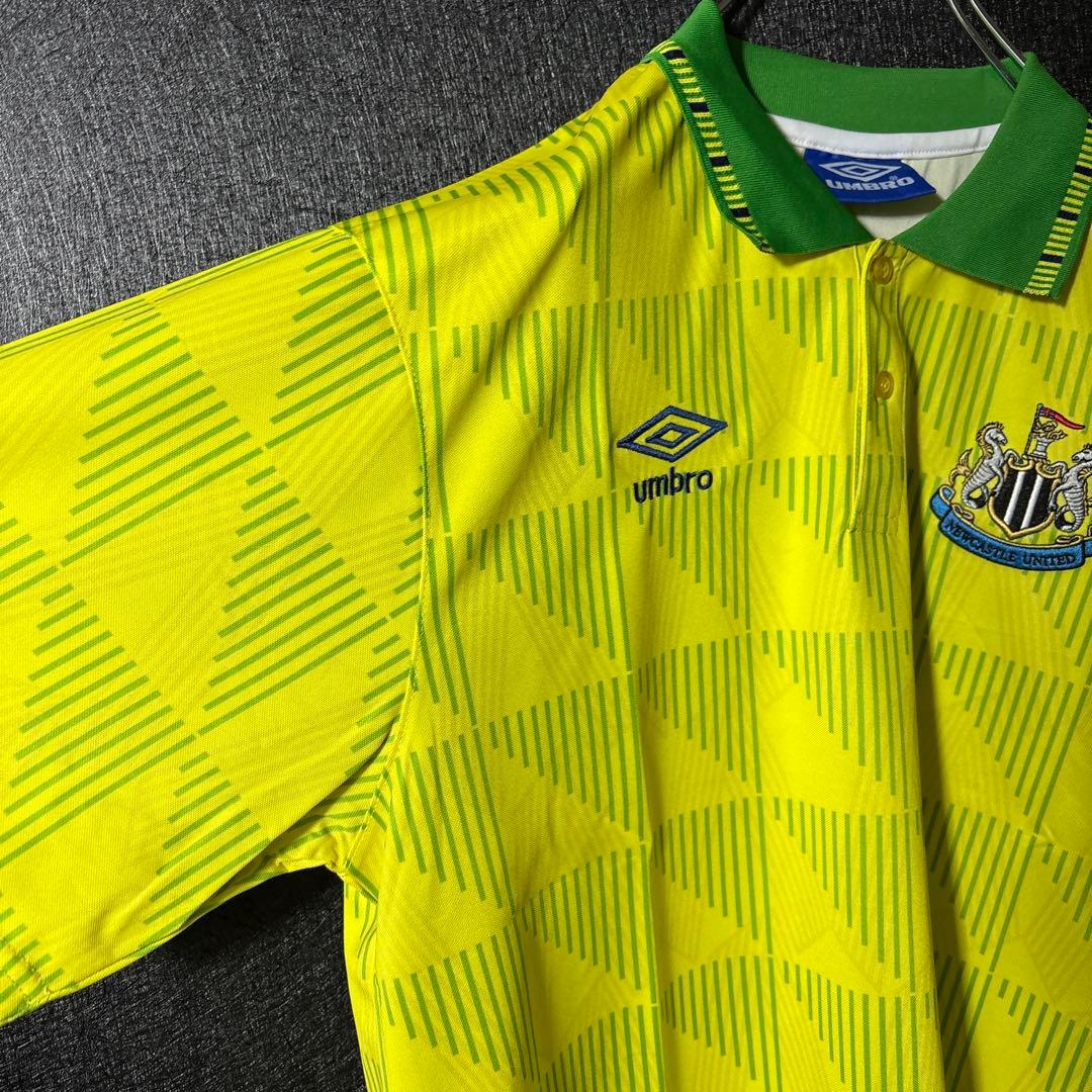 【★ニューカッスル】 umbro 古着 サッカー ユニフォーム 90年 XL