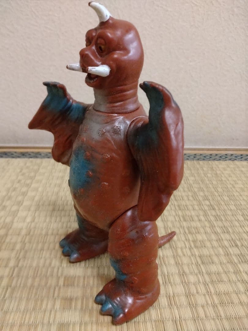 【たっちゃん】マルサン　ブルマァク　移行期　ソフビ　ペギラ　当時物