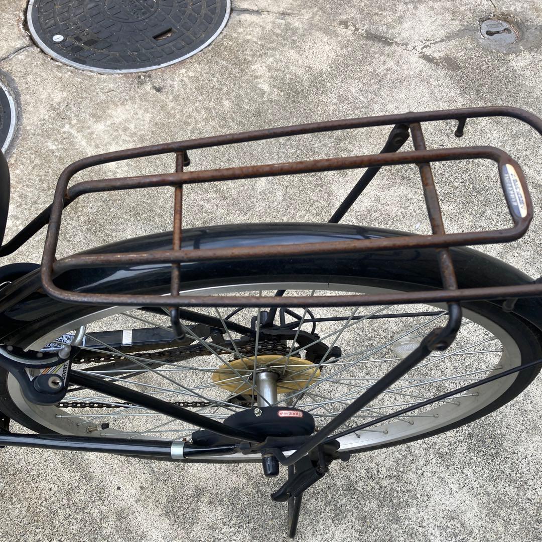 引き取り希望。シティサイクル ブラック バスケット付き