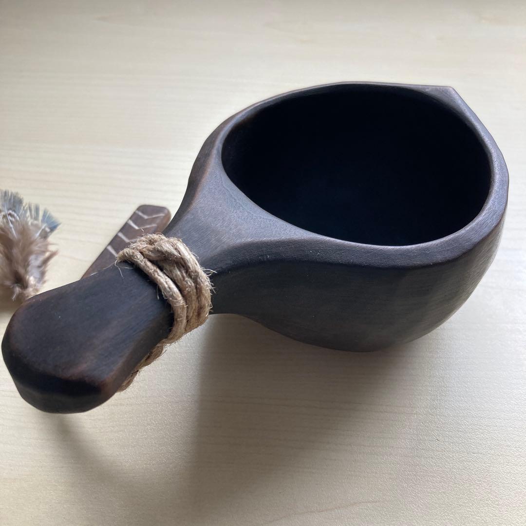 【新品】ソウルオブシベリア #1 ブラックペンダント　No.1812 ククサ