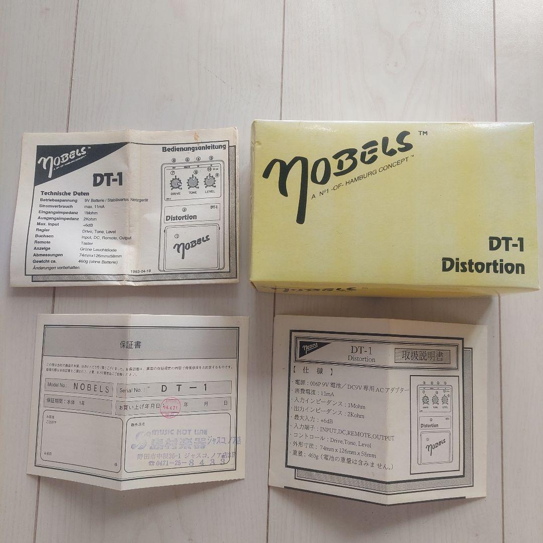 【Nobels 】DT-1◆ Distortion◆箱・取扱説明書付き