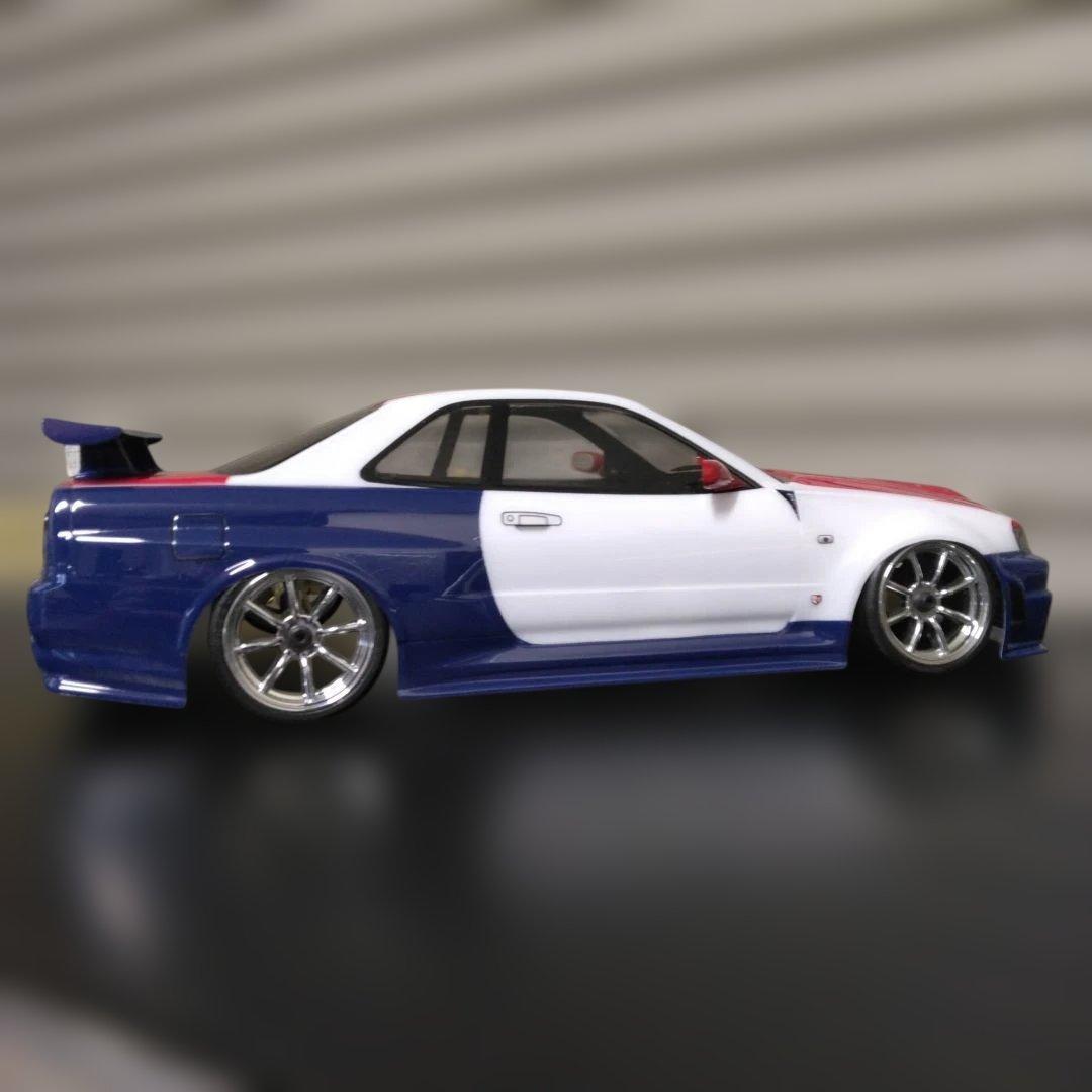 NISSAN GT-R 34 Tricolor　未使用品