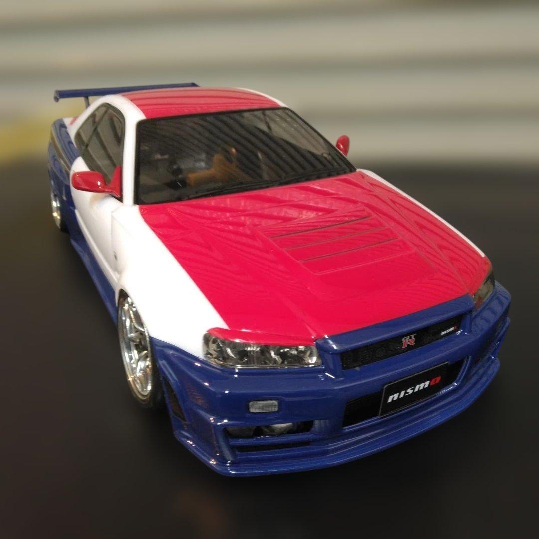 NISSAN GT-R 34 Tricolor　未使用品