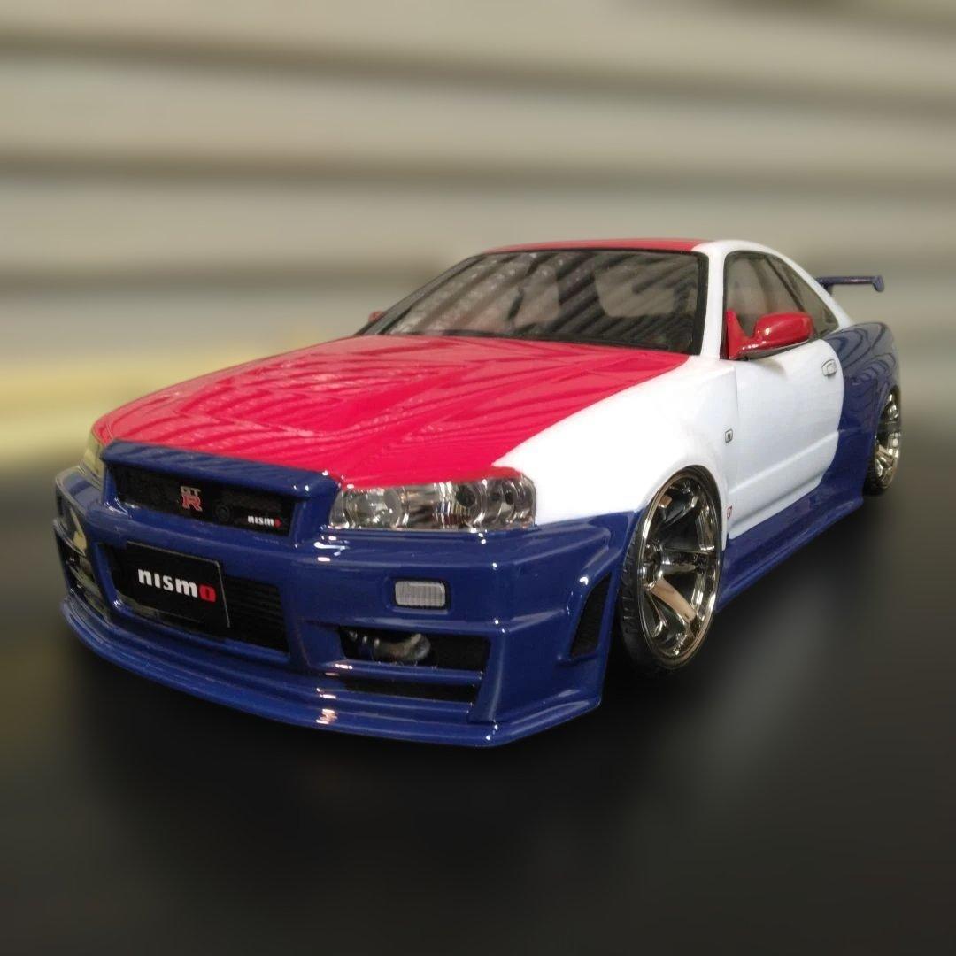 NISSAN GT-R 34 Tricolor　未使用品