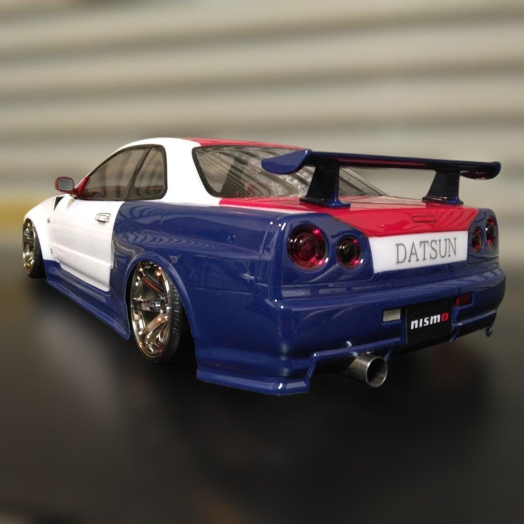 NISSAN GT-R 34 Tricolor　未使用品
