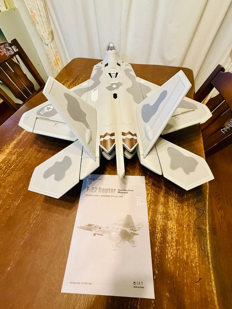 Yosh707様　のうわF-22 Raptor ラジコン飛行機　引き取り限定！