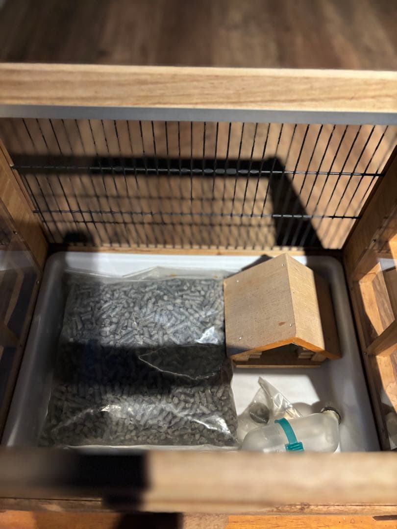 サカイペット産業木製窓付き小動物ケージ(旧タイプ)