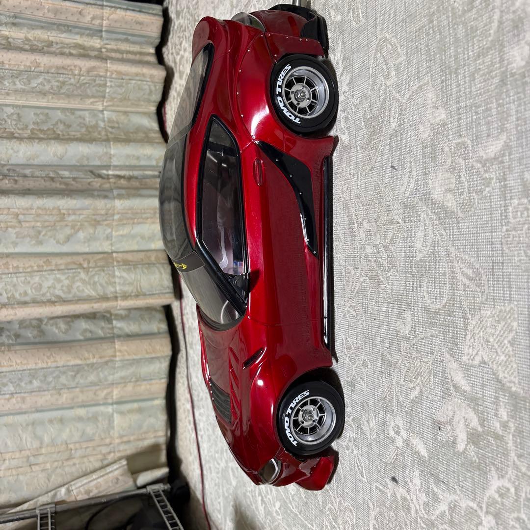ラジコンドリフトカーボディ　トヨタスープラ　ワイドドボディ1/10