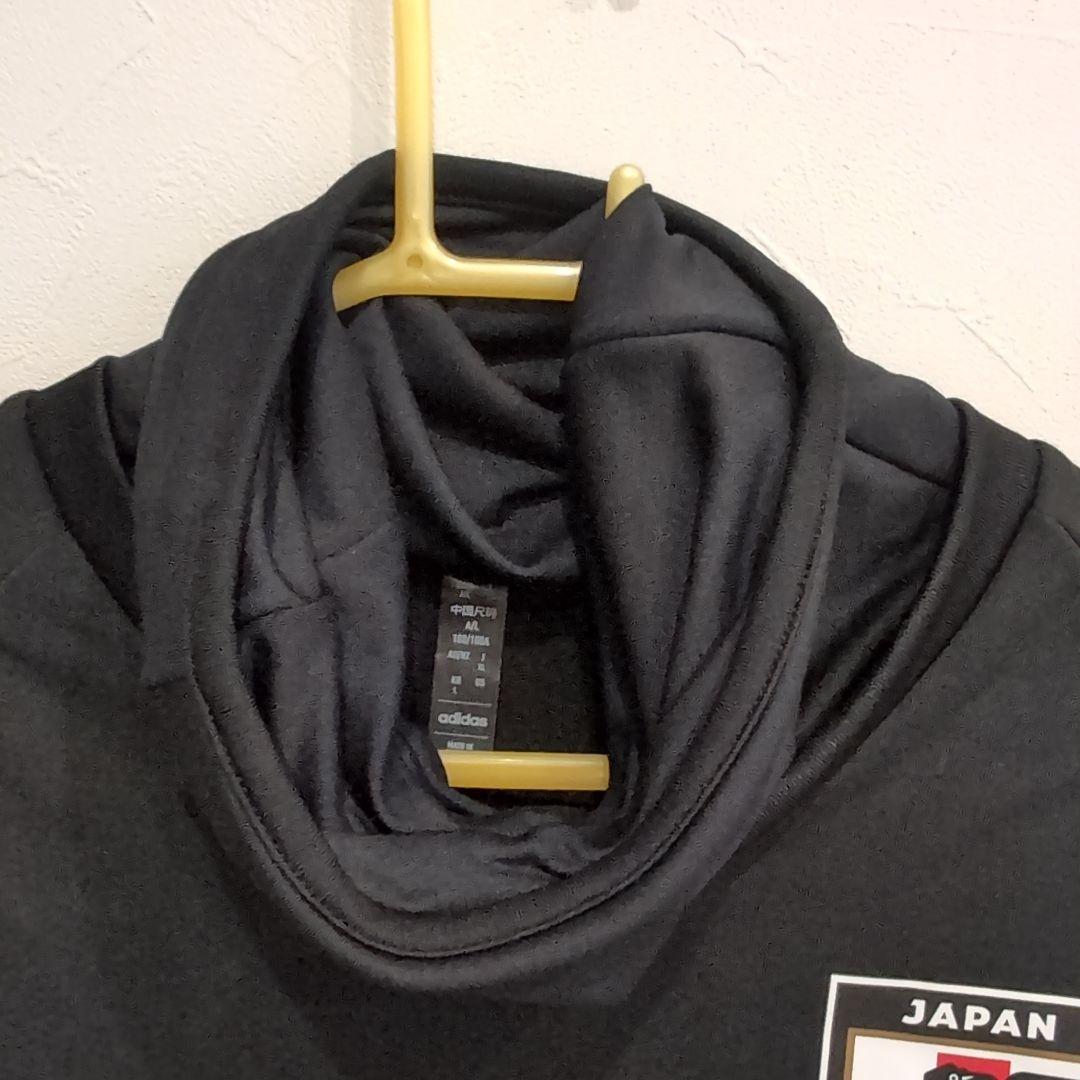 adidas 日本代表 ハイネックピステ ブラック　XＬサイズ