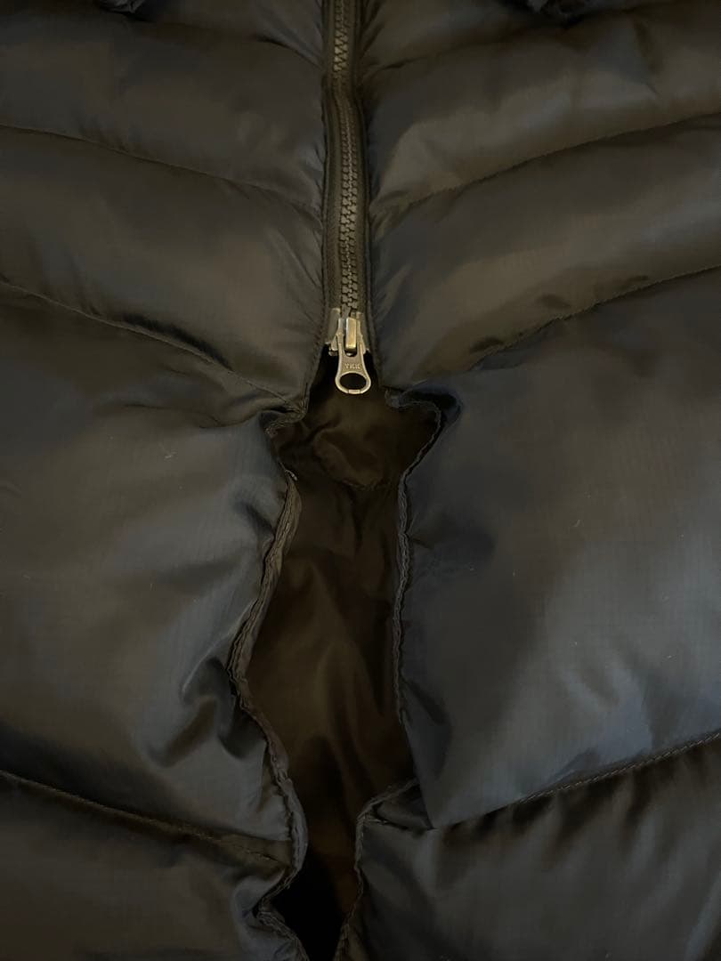 こ*う様 ATHLETA ブラック ダウンコート フード付き