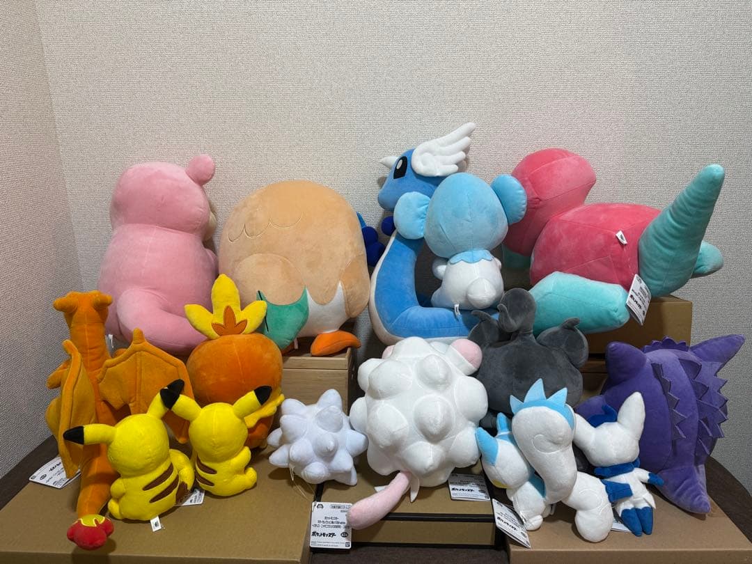ポケモン ぬいぐるみ　ヤドン、モクロー、ゲンガー、リザードン等15体　まとめ売り