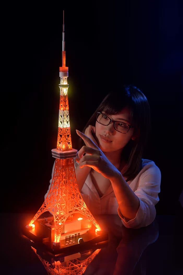 【未使用品】東京タワー LEDライト付き 1/500スケール*箱に外傷あり