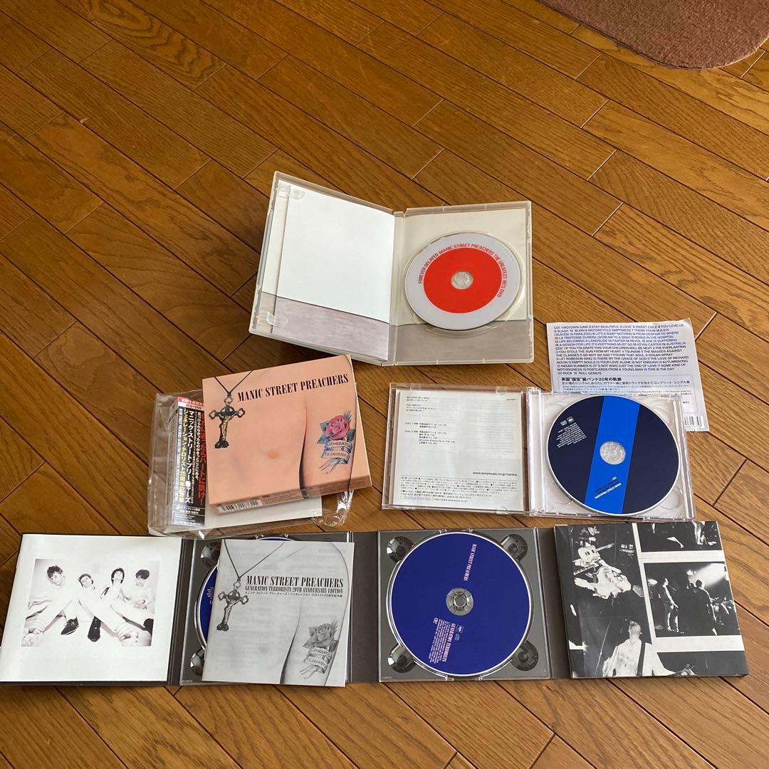 ManicStreetPreachers.CD.DVDJamesソロと袋とチラシ