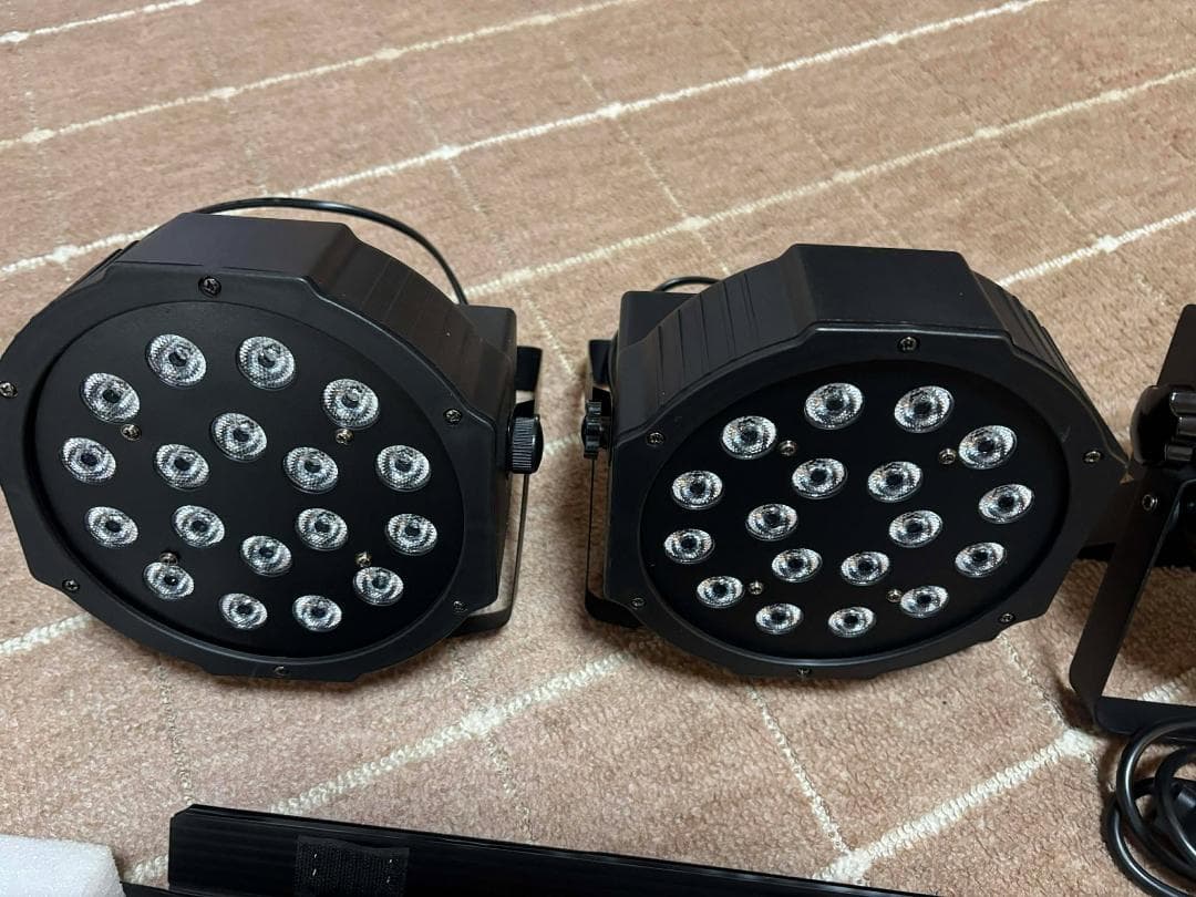 LEDパーライト他とDMXコントロールパネルセット