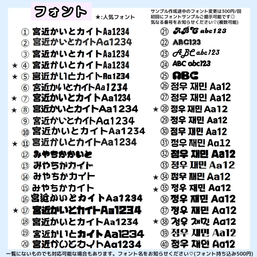 ぴょんページ うちわ文字オーダー うちわ屋さん 団扇屋さん 文字パネル