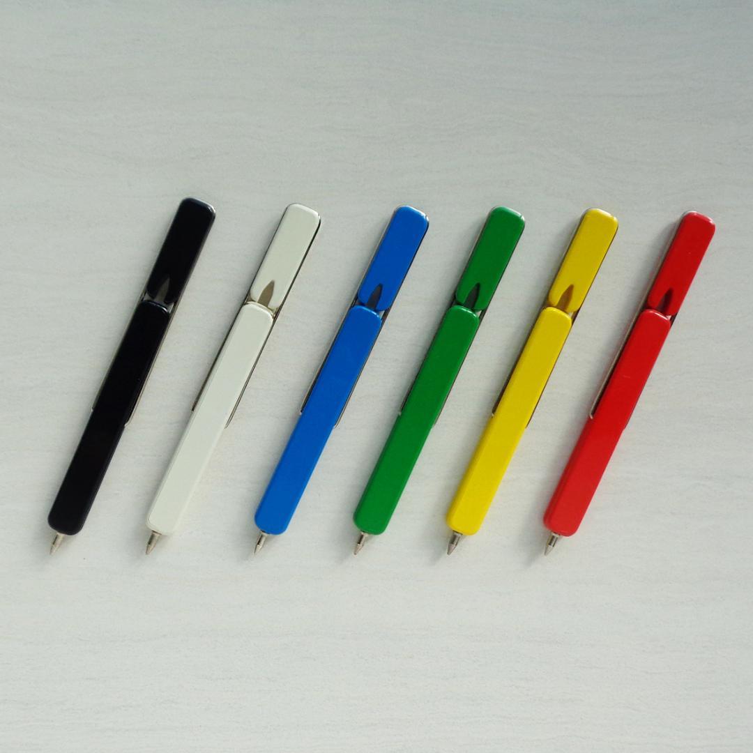 イタリー製ビンテージ・ボールペン! Snappy Penスナッピー新品6色セット