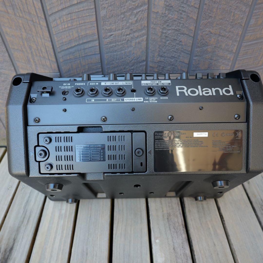 Roland CUBE STREET EX used、専用バッグリュック型付