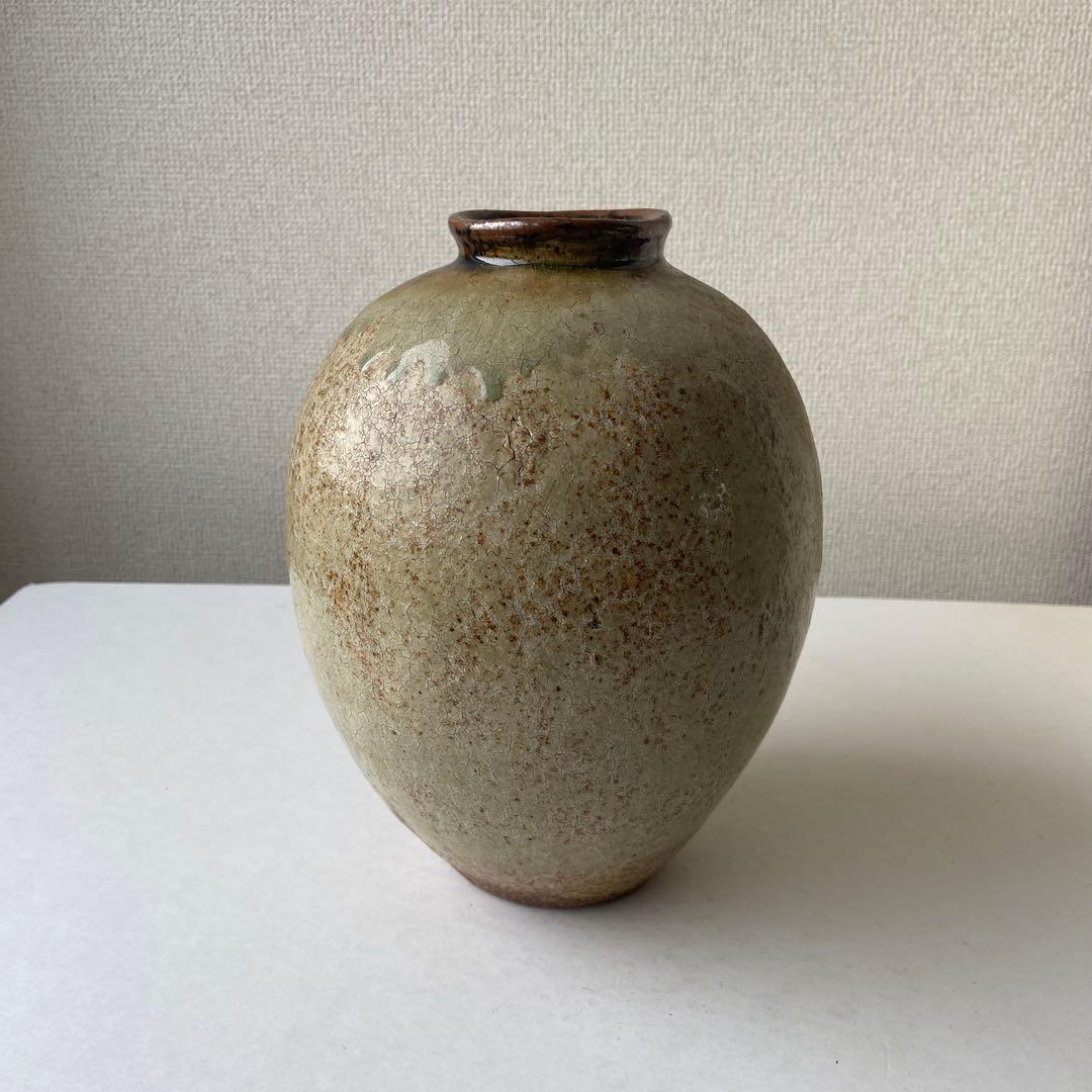 東正之　花瓶　御作窯　共箱共布