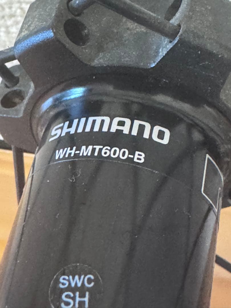 シマノMTB 完組ホイール前後MT600 27.5 前15×100後12×148