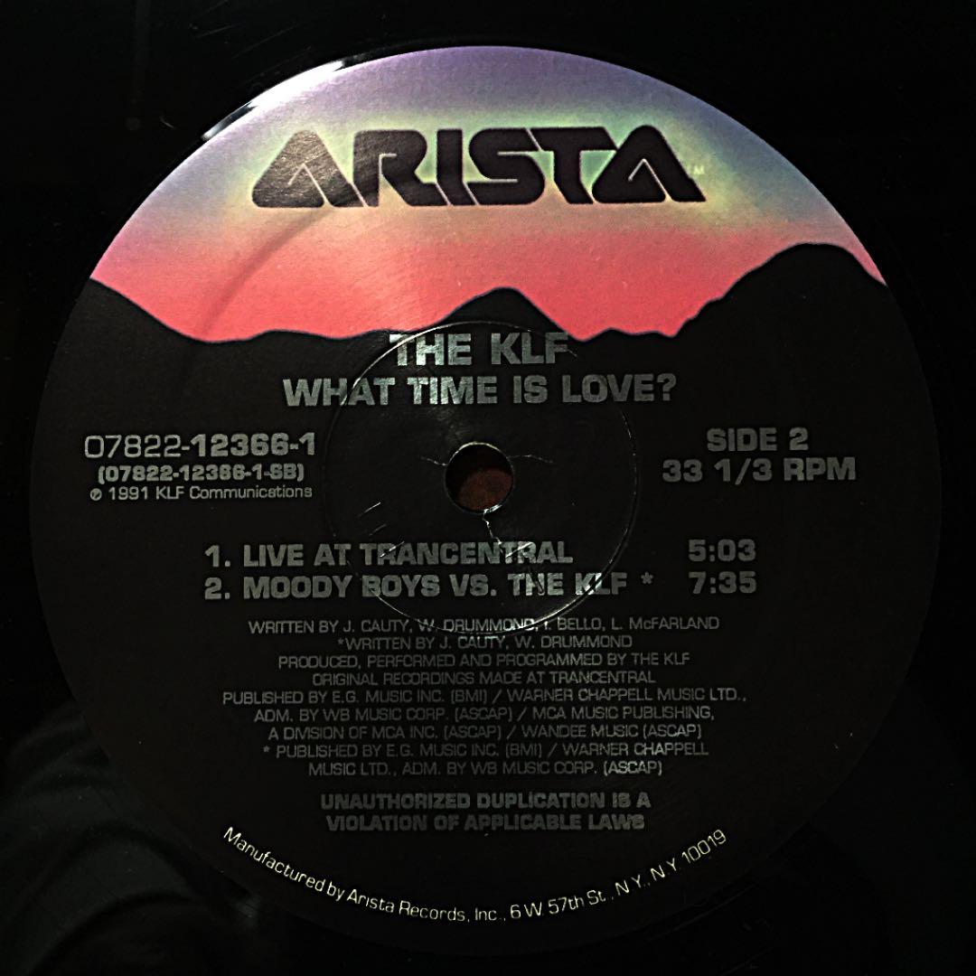 WHAT TIME IS LOVE?／THE KLF MAHARAJA希少盤！