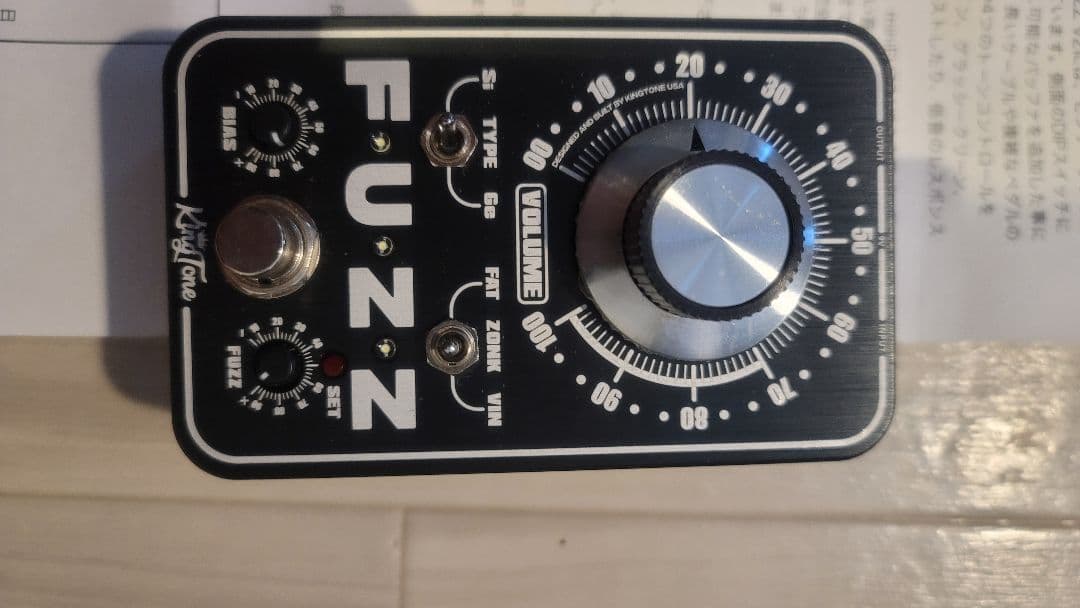 ギター King tone Guitar mini fuzz v2 2024